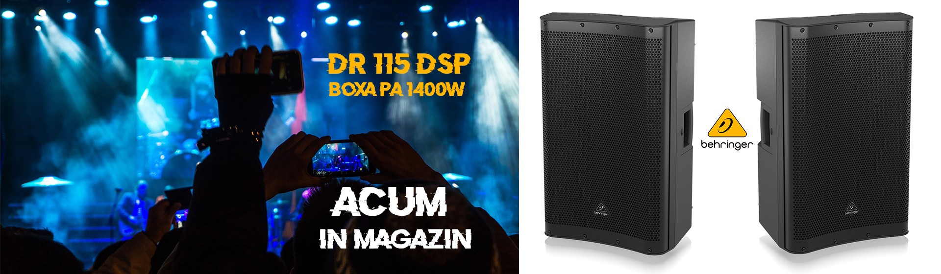 Boxa Activa Behringer DR115 DSP
